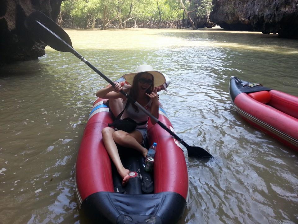 Sea Kayaking in/around Limestone Caves - Phang Nga Bay, Thailand